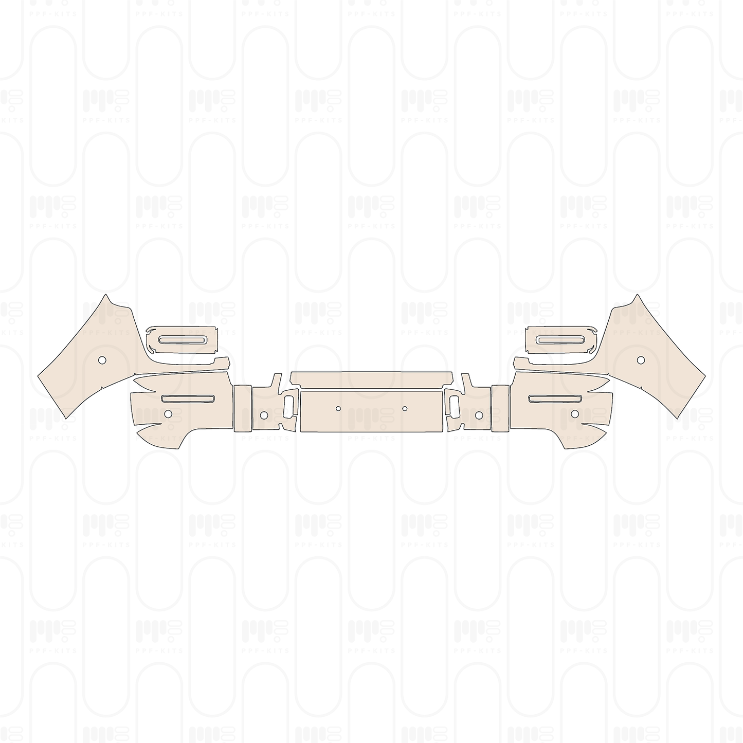 Mercedes-Benz G Class AMG G63 2023 – Pellicola protettiva PPF pretagliata