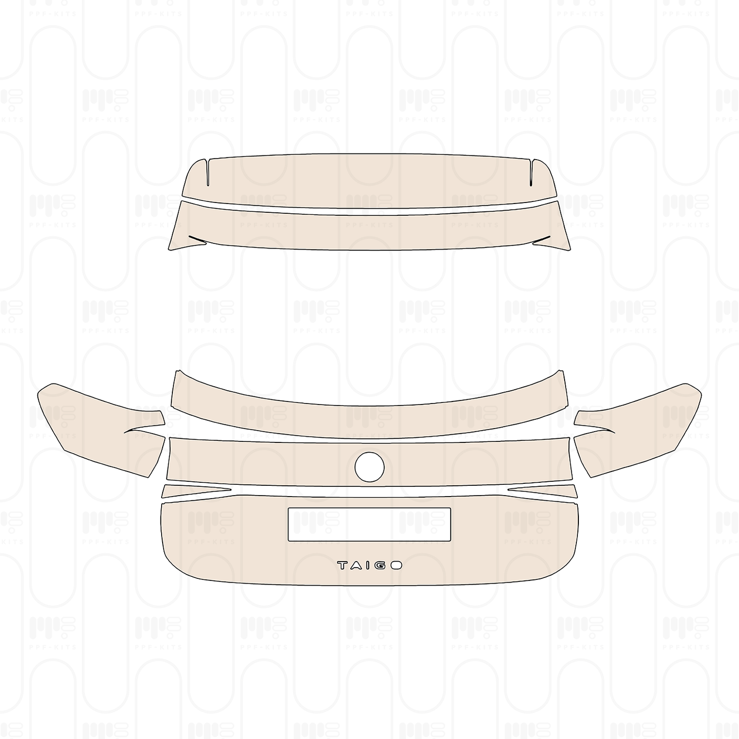 Pre-Cut PPF Volkswagen Taigo (EU) Base 2026