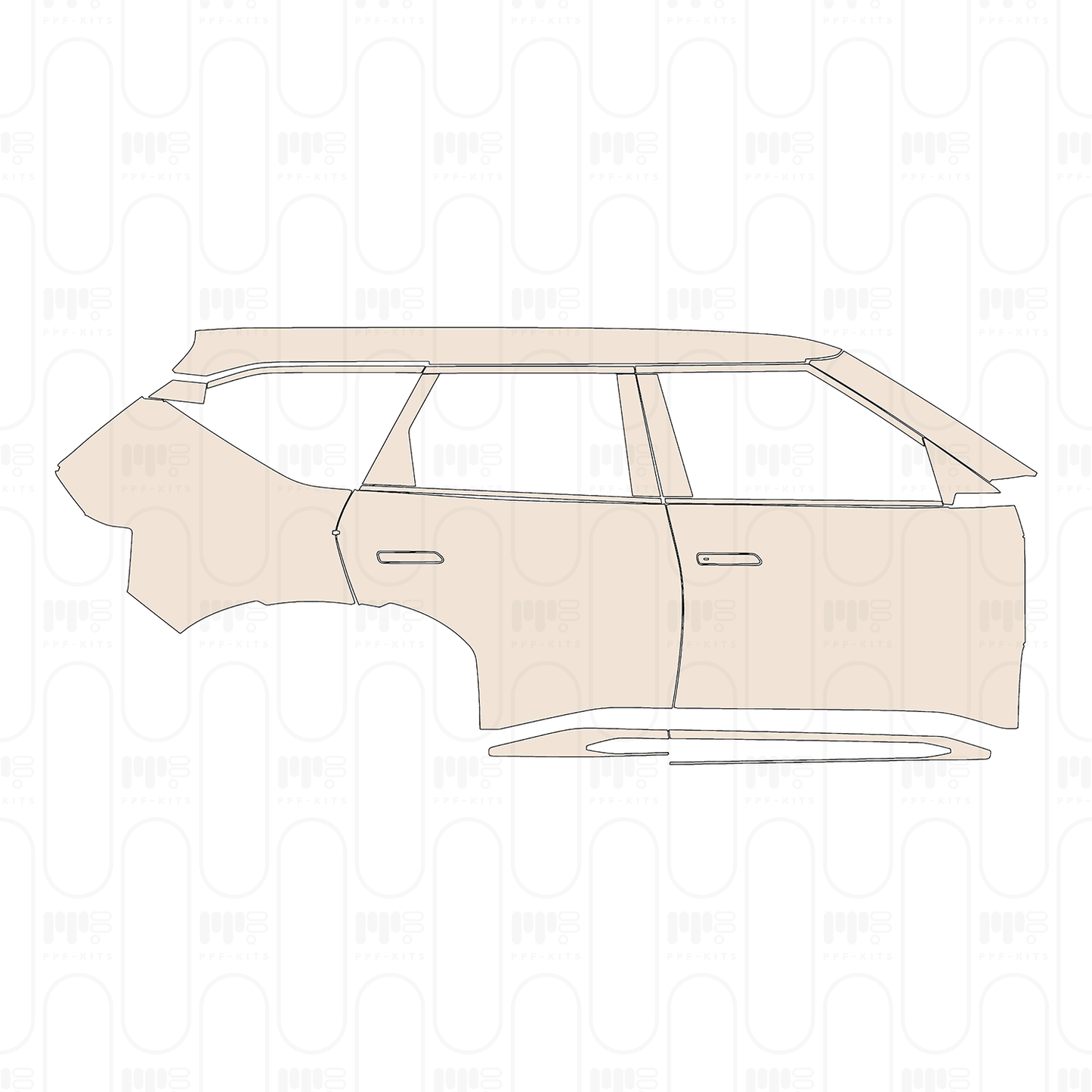 Koenigsegg CC850 2025 – Pellicola protettiva PPF pretagliata