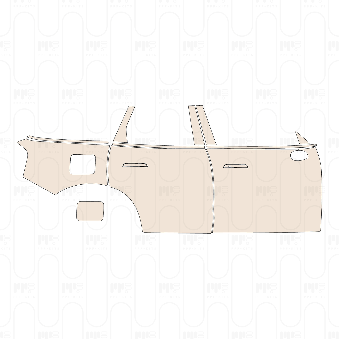 MINI Aceman SE Classic 2025 – Pellicola protettiva PPF pretagliata