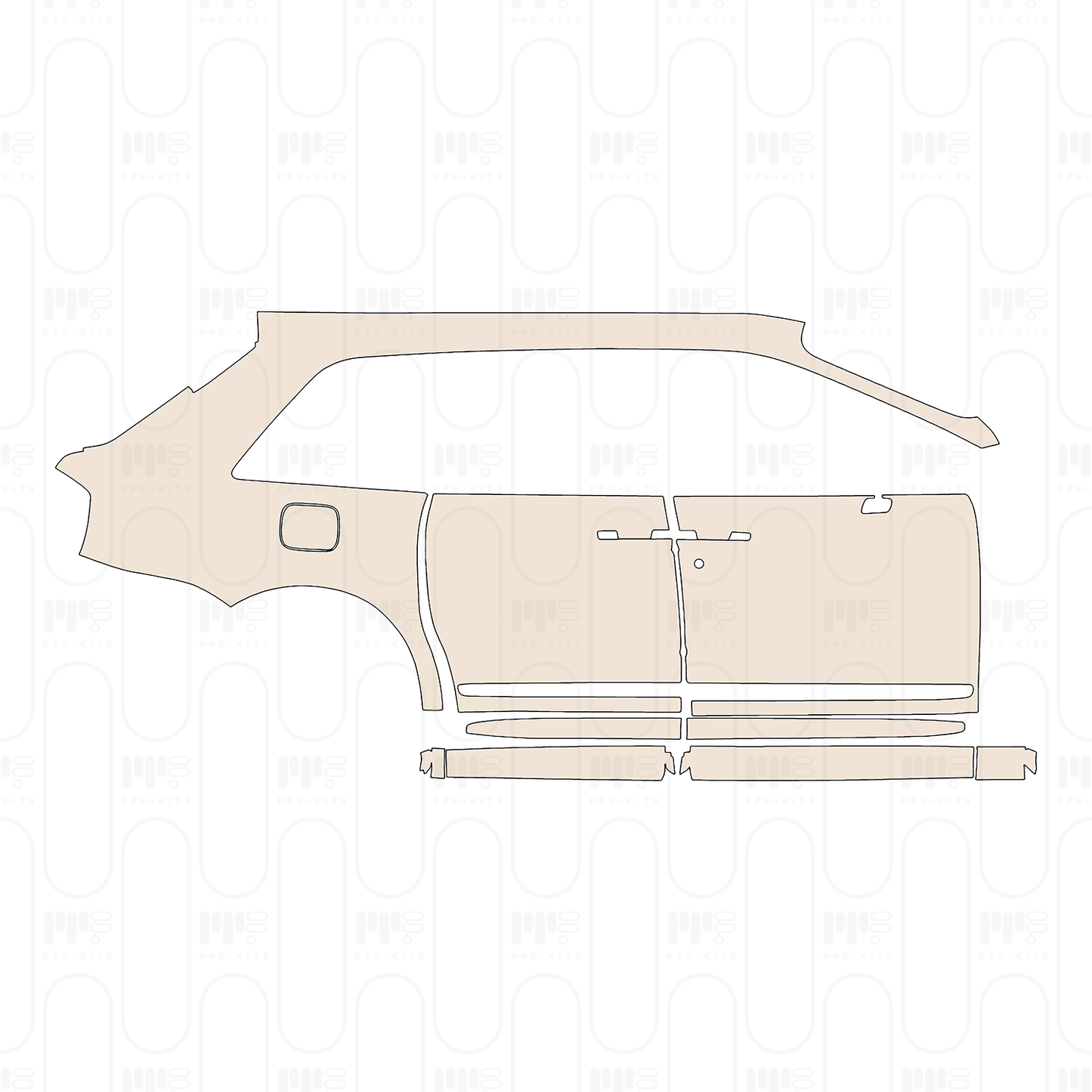 Opel Mokka GS 2025 – Pellicola protettiva PPF pretagliata