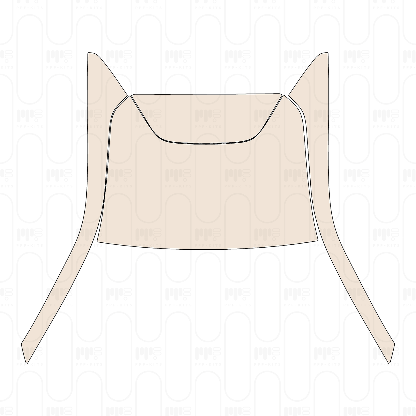 Trunk Lid with "MAVERICK" & "HYBRID" Emblems