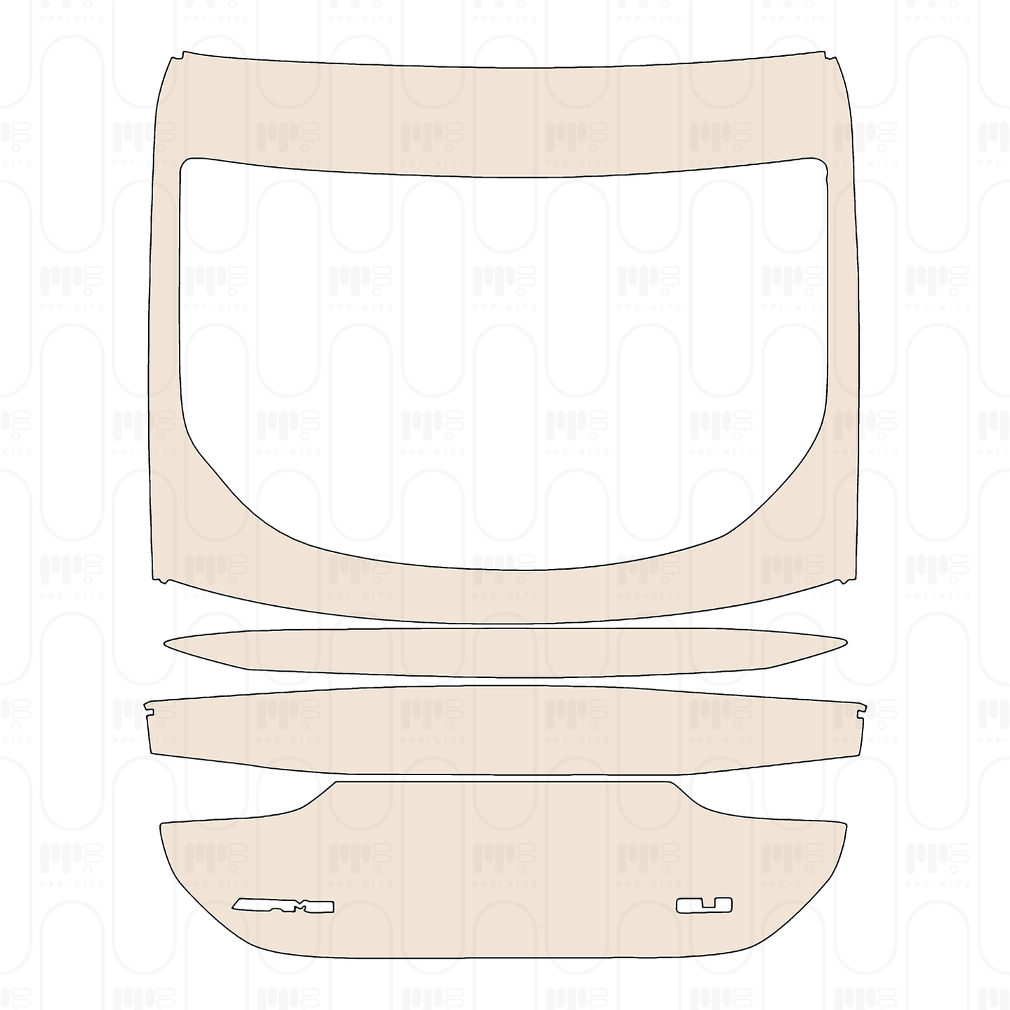 Trunk Lid with "AMG" & "GLE" Emblems