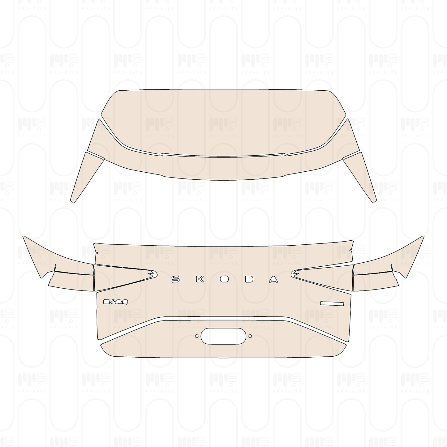 Roof without sunroof
