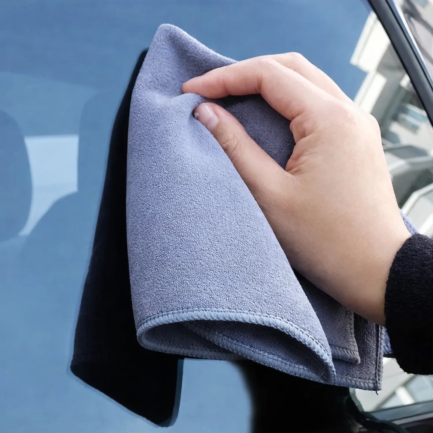 Pre-cut PPF pattern: usecase - PPF-Kits Microfiber Towel - 40x40 cm - 400GSM