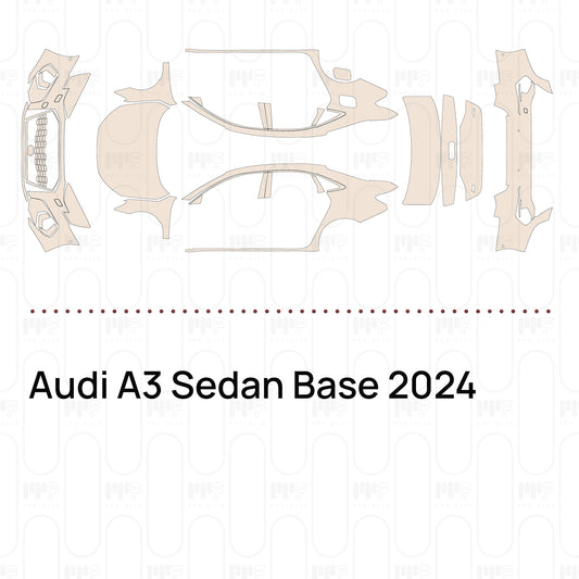 Pre-Cut PPF Audi A3 Sedan Base 2024