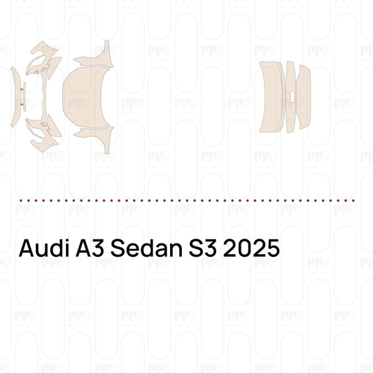 Pre-Cut PPF Audi A3 Sedan S3 2025