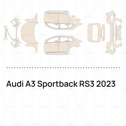 Pre-Cut PPF Audi A3 Sportback RS3 2023
