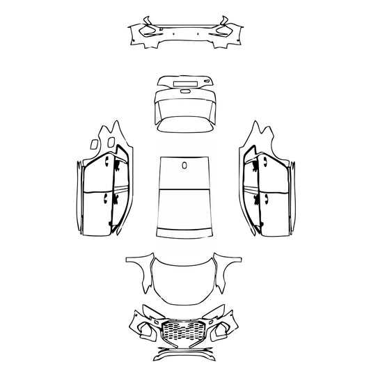 Pre-Cut PPF Audi A3 Sportback S3 2021 - PPF-Kits