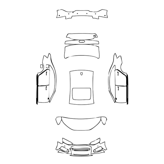 Pre-Cut PPF Audi A4 A4 Saloon Sedan Base 2021 - PPF-Kits