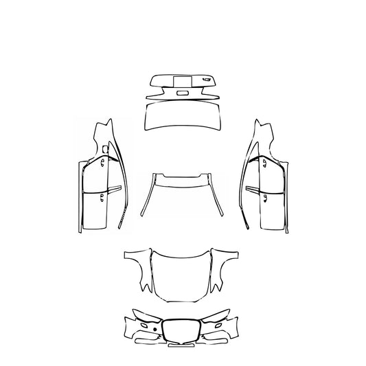 Pre-Cut PPF Audi A6 A6L Base 2015 - PPF-Kits