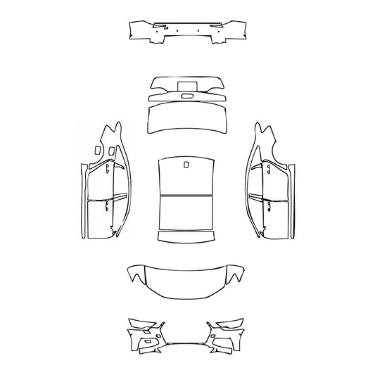 Pre-Cut PPF Audi A6 A6L Base 2025 - PPF-Kits