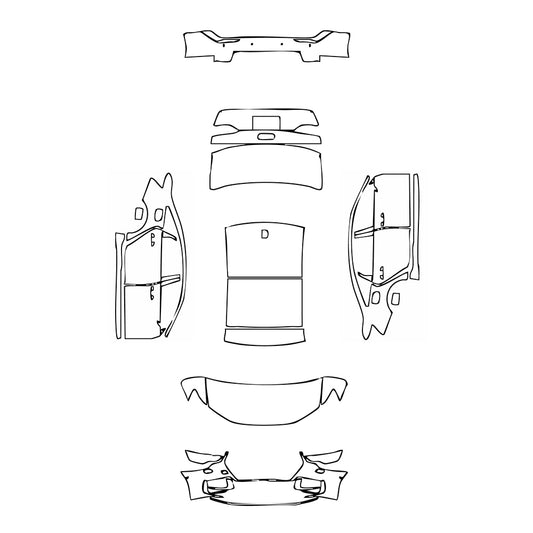 Pre-Cut PPF Audi A6 A6L TFSI e S-Line 2024 - PPF-Kits