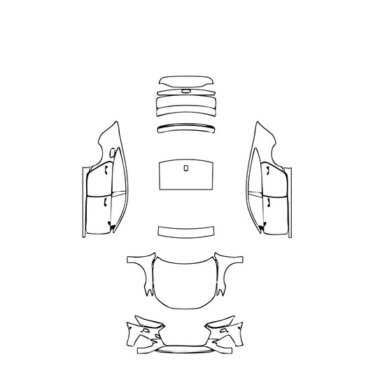 Pre-Cut PPF Audi A7 A7 Sportback Base 2020 - PPF-Kits