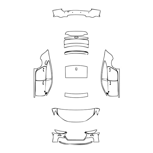 Pre-Cut PPF Audi A7 A7 Sportback S-line 2020 - PPF-Kits