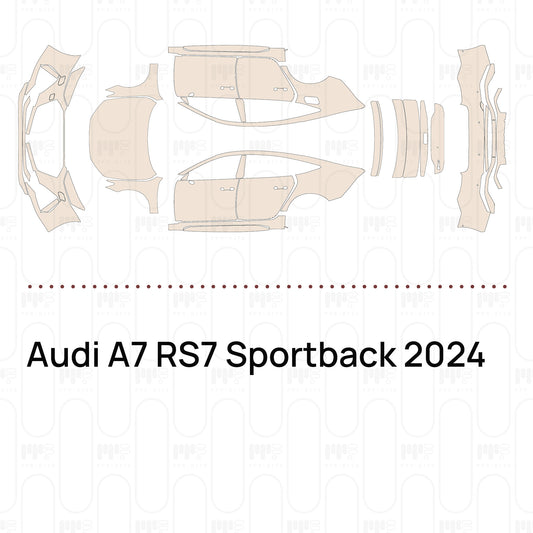 Pre-Cut PPF Audi A7 RS7 Sportback 2024