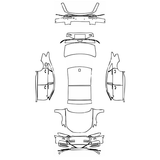 Pre-Cut PPF Audi A8 A8 L (Extended Wheelbase) Base 2020 - PPF-Kits