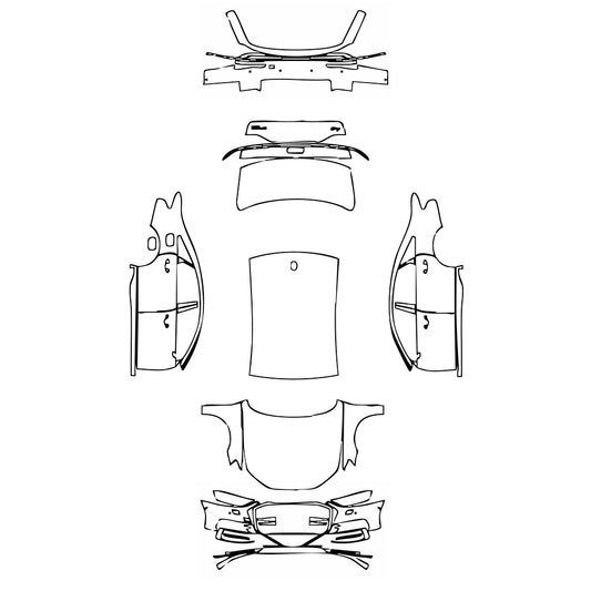 Pre-Cut PPF Audi A8 A8 (Standard Wheelbase) Base 2020 - PPF-Kits