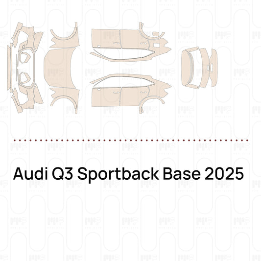 Pre-Cut PPF Audi Q3 Sportback Base 2025