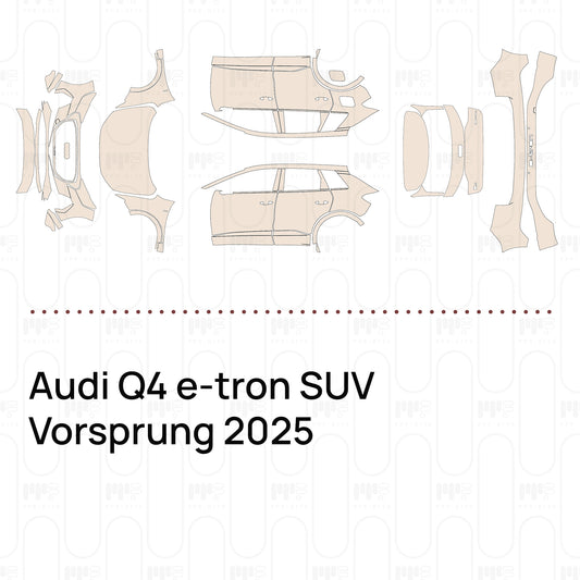 Pre-Cut PPF Audi Q4 e-tron SUV Vorsprung 2025