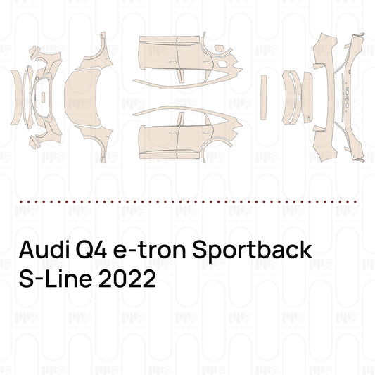 Pre-Cut PPF Audi Q4 e-tron Sportback S-Line 2022