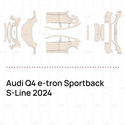 Pre-Cut PPF Audi Q4 e-tron Sportback S-Line 2024