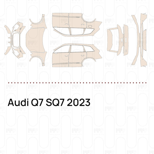 Pre-Cut PPF Audi Q7 SQ7 2023