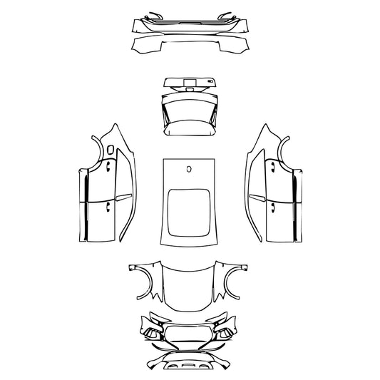 Pre-Cut PPF Audi Q8 S-line 2020 - PPF-Kits