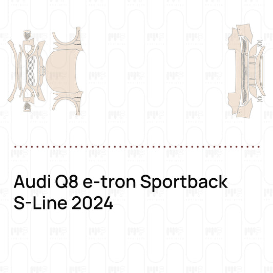 Pre-Cut PPF Audi Q8 e-tron Sportback S-Line 2024