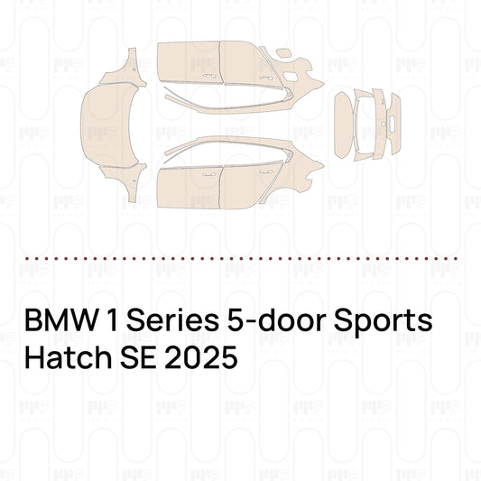 Pre-Cut PPF BMW 1 Series 5-door Sports Hatch SE 2025