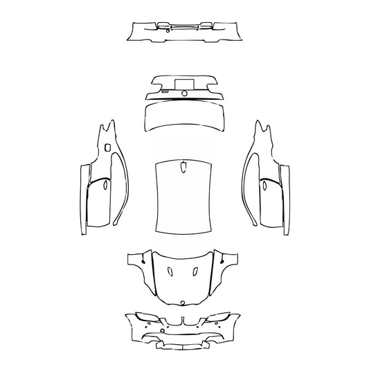 Pre-Cut PPF BMW 3 Series Coupe M3 2013 - PPF-Kits