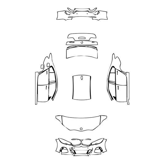Pre-Cut PPF BMW 3 Series Sedan M340i 2020 - PPF-Kits