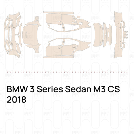Pre-Cut PPF BMW 3 Series Sedan M3 CS 2018