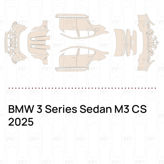 Pre-Cut PPF BMW 3 Series Sedan M3 CS 2025
