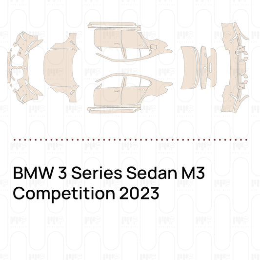 Pre-Cut PPF BMW 3 Series Sedan M3 Competition 2023