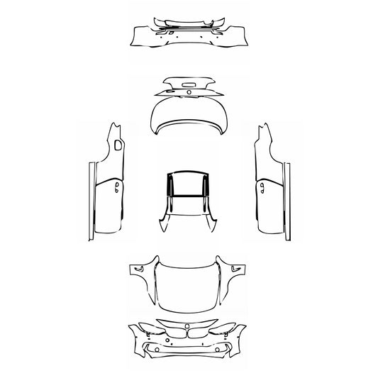 Pre-Cut PPF BMW 4 Series Convertible Luxury Line 2018 - PPF-Kits