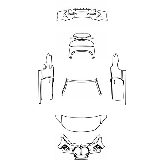 Pre-Cut PPF BMW 4 Series Convertible M Sport 2021 - PPF-Kits