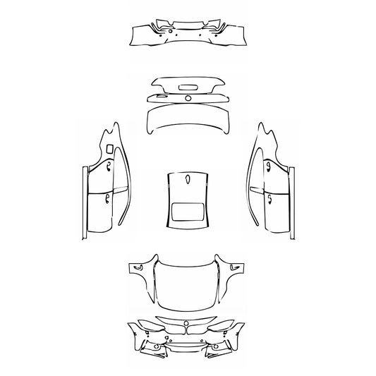 Pre-Cut PPF BMW 4 Series Gran Coupe M Sport 2014 - PPF-Kits