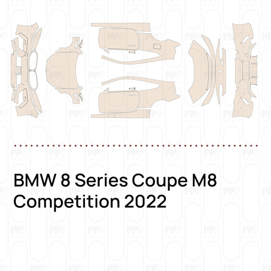Pre-Cut PPF BMW 8 Series Coupe M8 Competition 2022