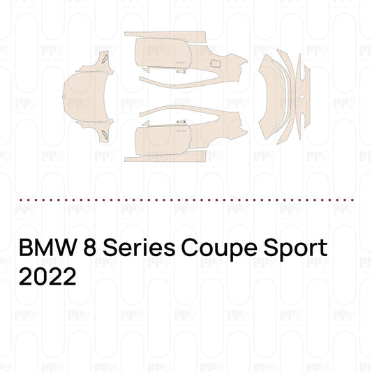 Pre-Cut PPF BMW 8 Series Coupe Sport 2022