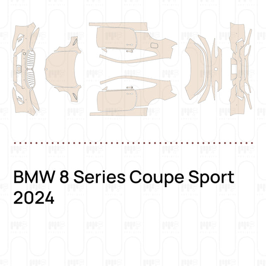 Pre-Cut PPF BMW 8 Series Coupe Sport 2024