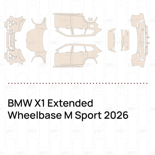 Pre-Cut PPF BMW X1 Extended Wheelbase M Sport 2026