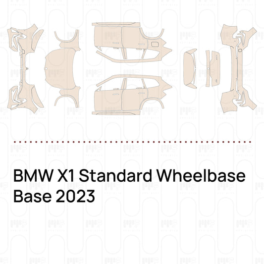 Pre-Cut PPF BMW X1 Standard Wheelbase Base 2023