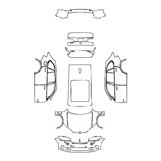 Pre-Cut PPF BMW X5 Standard Wheelbase Luxury Line 2016 - PPF-Kits