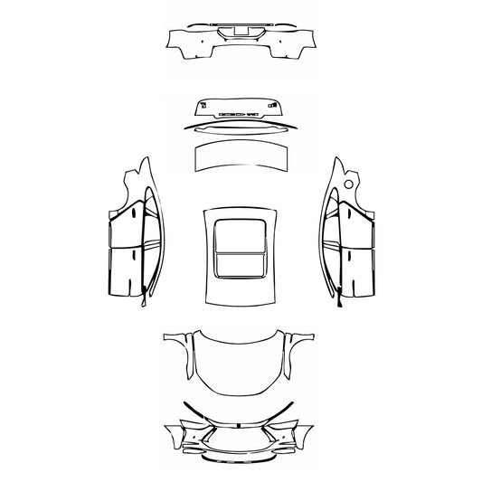 Pre-Cut PPF BYD Han DM-i 2020 - PPF-Kits