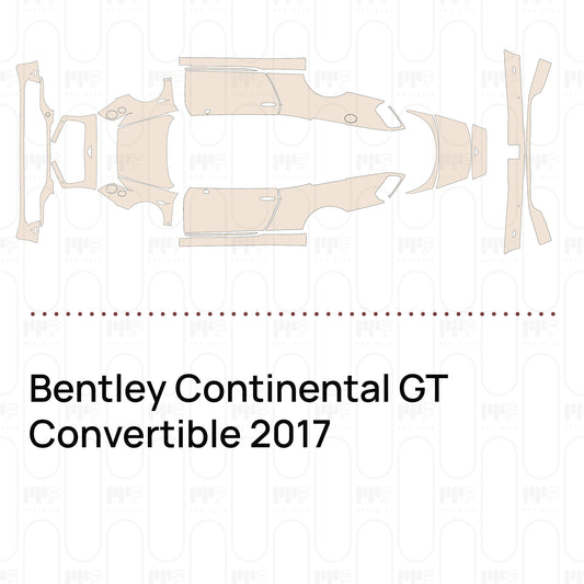 Pre-Cut PPF Bentley Continental GT Convertible 2017