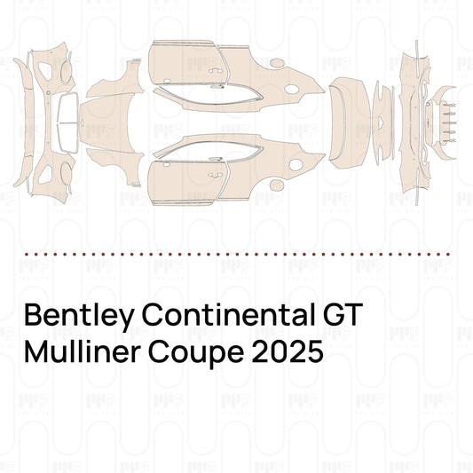 Pre-Cut PPF Bentley Continental GT Mulliner Coupe 2025