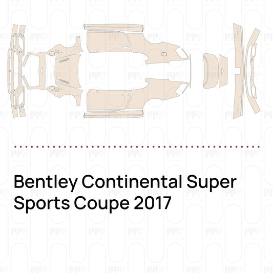 Pre-Cut PPF Bentley Continental Super Sports Coupe 2017