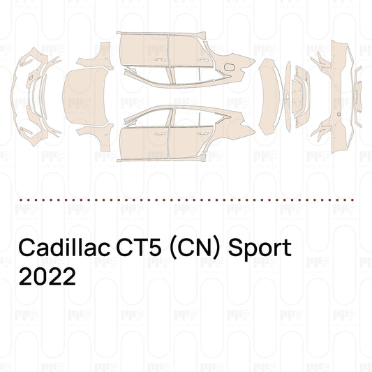 Pre-Cut PPF Cadillac CT5 (CN) Sport 2022