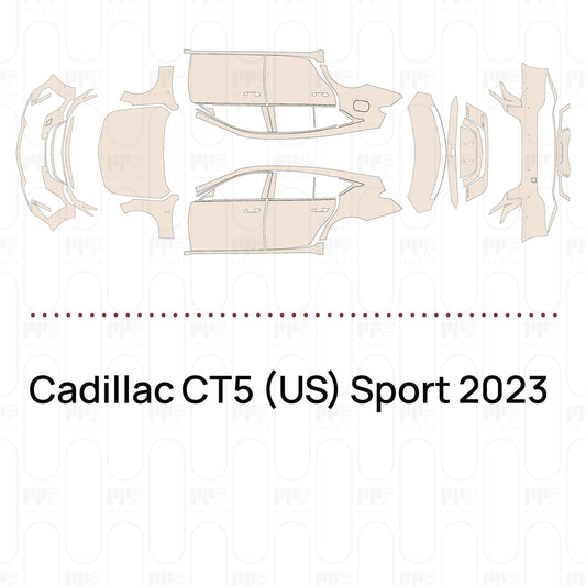 Pre-Cut PPF Cadillac CT5 (US) Sport 2023